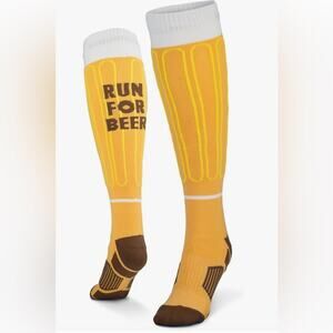 Run For Beer Knee High Socks Unisex